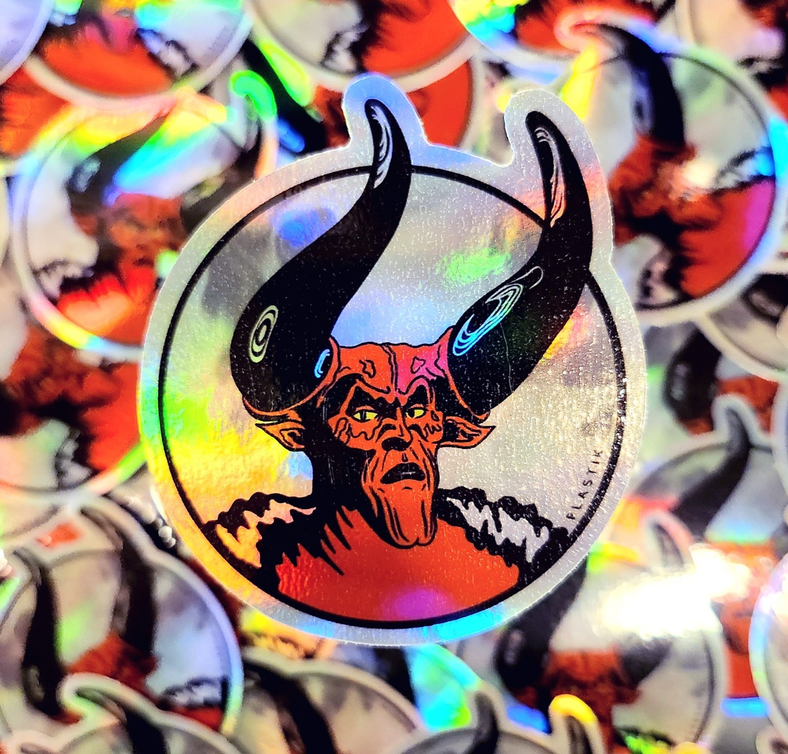 3 in. Legend Darkness Holographic Sticker