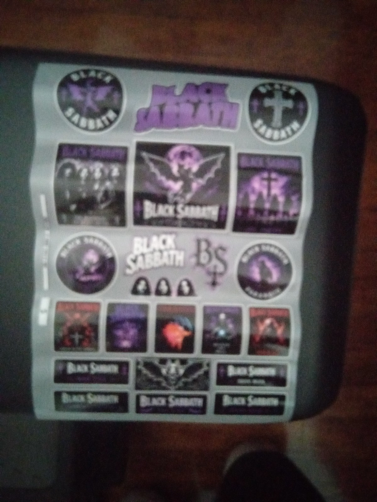 BLACK SABBATH PVC Vinyl waterproof decals – 2 sheets