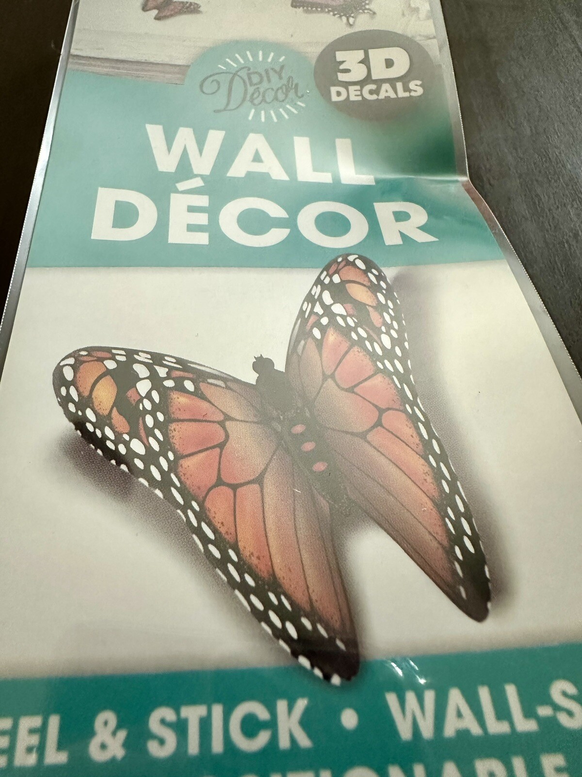 The Peel People DIY Wall Decor Peel And Stick 3D Decals 48 Butterflies