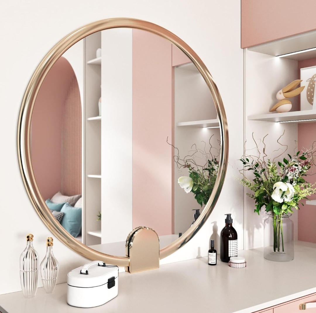 Silver Mirror Sticker for Wall Flexible Mirror Self Adhesive Glossy 24×118" New