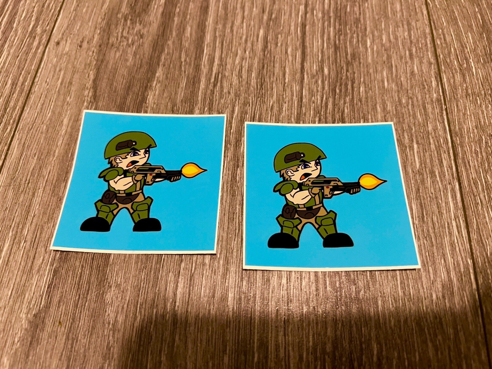 Aliens Hicks Colonial Marine Sticker 2.5×2.5 2Pack Xenomorph Pulse Rifle