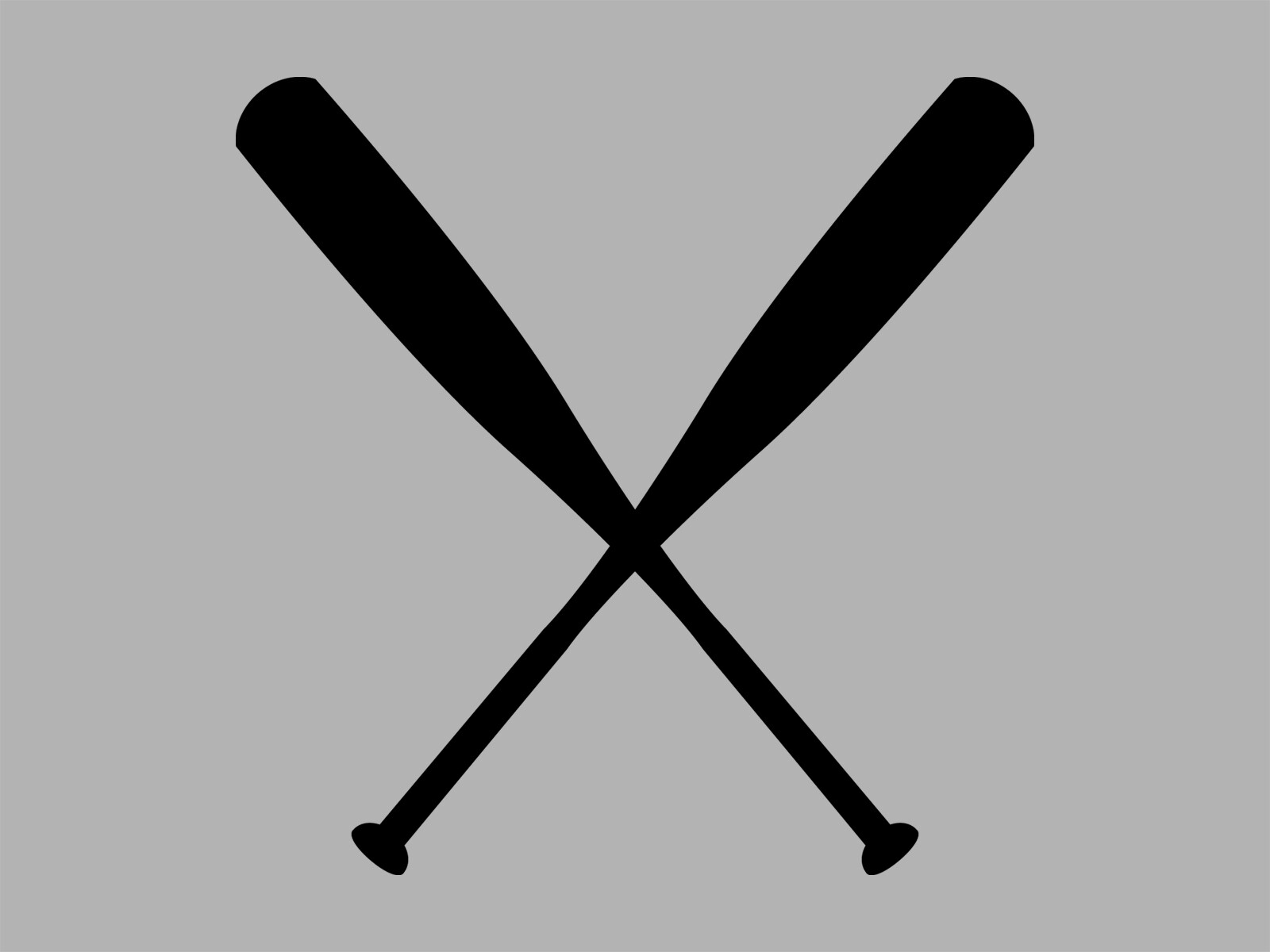 BASEBALL BATS Car Sticker Sport Spirit Vinyl Decal High School College