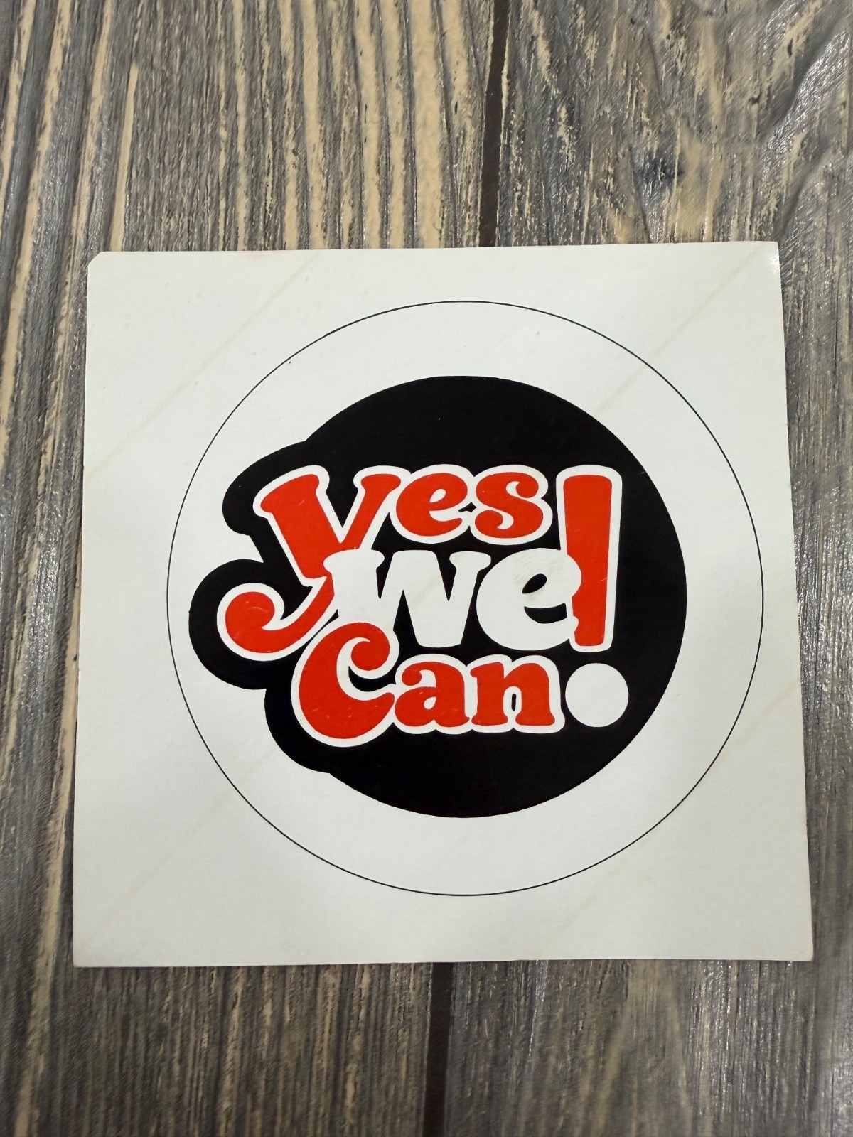 Yes We Can Motivational Sticker Decal Inspirational Art Vinyl Transfer