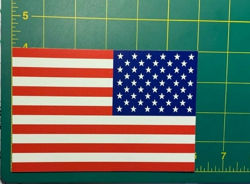 american flag magnet reverse direction car magnet 4" x 6" car truck flag magnet