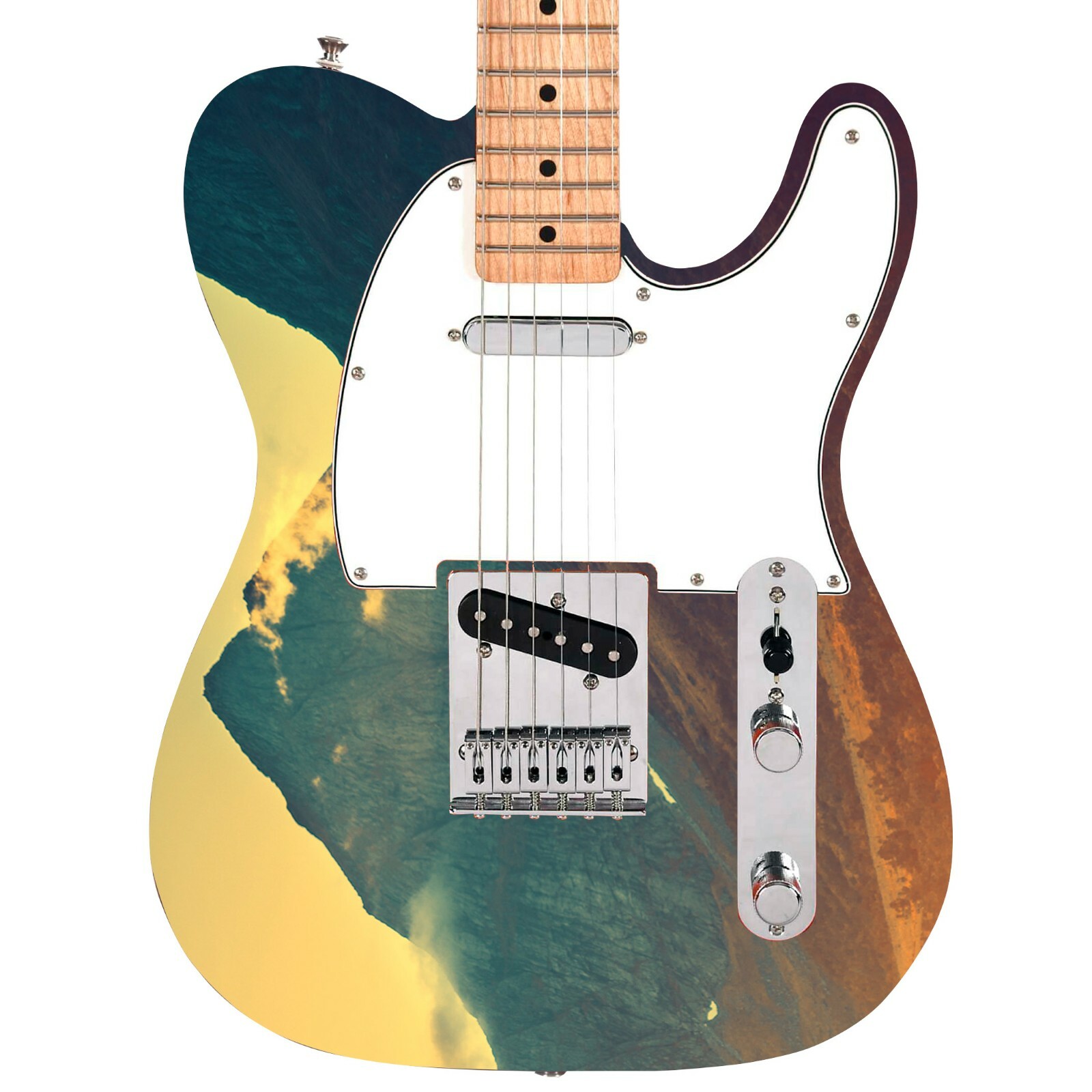 Guitar,Bass,Acoustic Skin Wrap Laminated Vinyl Decal Sticker The Vista GS15