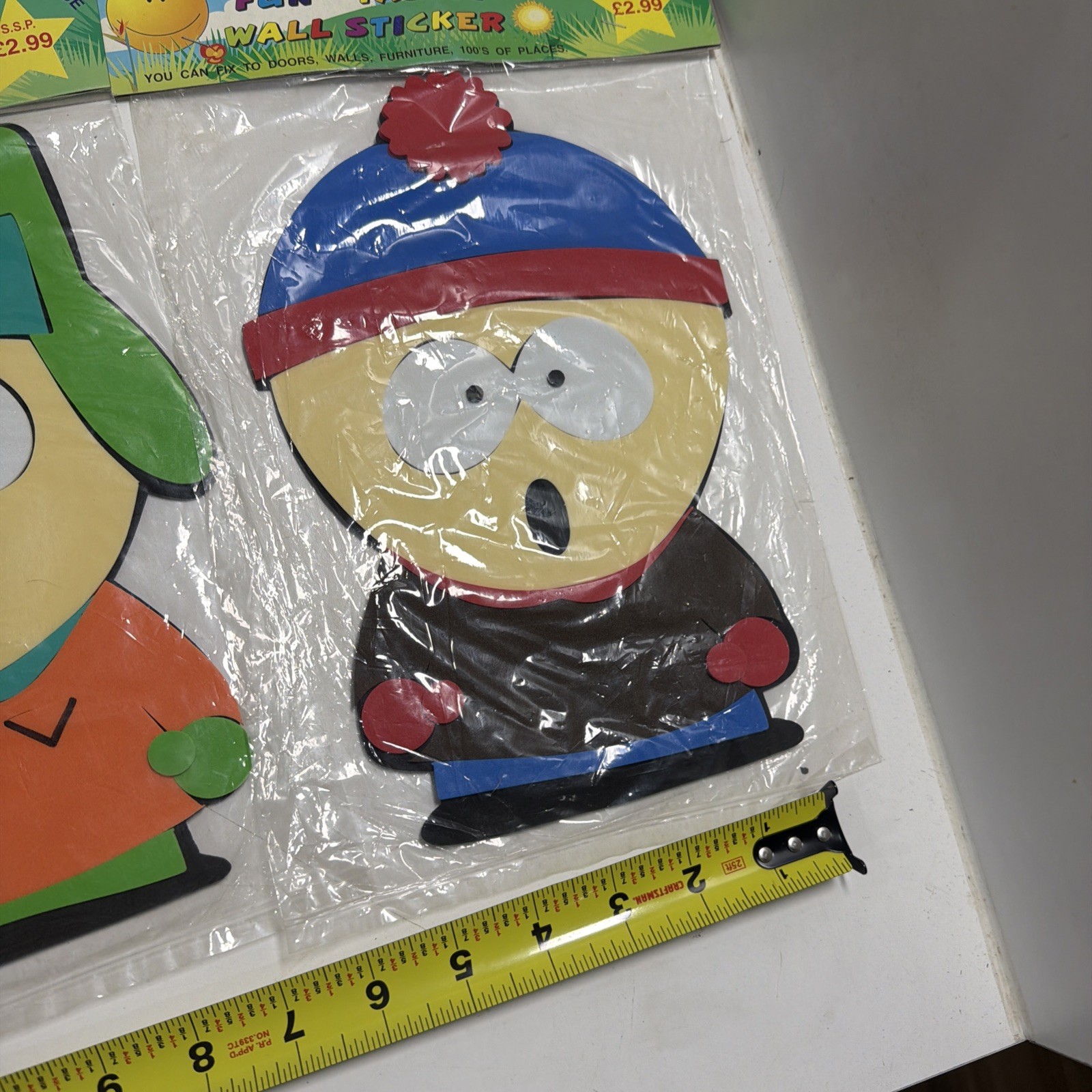 Vintage fun-tastic south park big interior wall stickers Kyle Cartman Stan Kenny