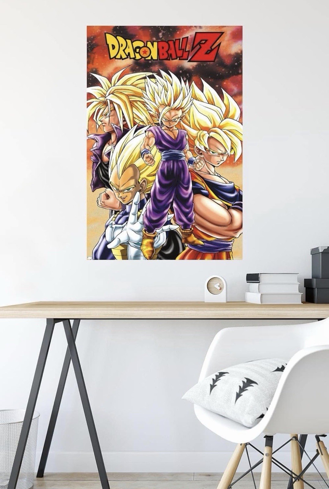 Dragon Ball Z – Saiyans Wall Poster, 34L" x 22.4W", Unframed Version