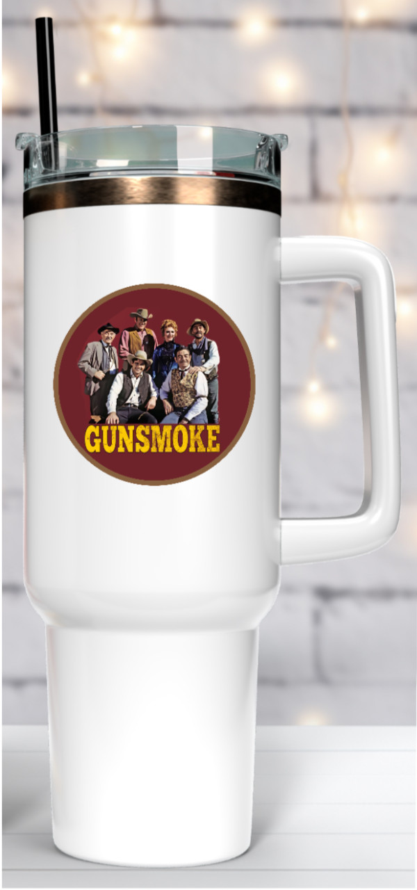 Gunsmoke (TV Classics) – 4" Vinyl Decal Sticker Handmade Cooler Laptop Vehicle