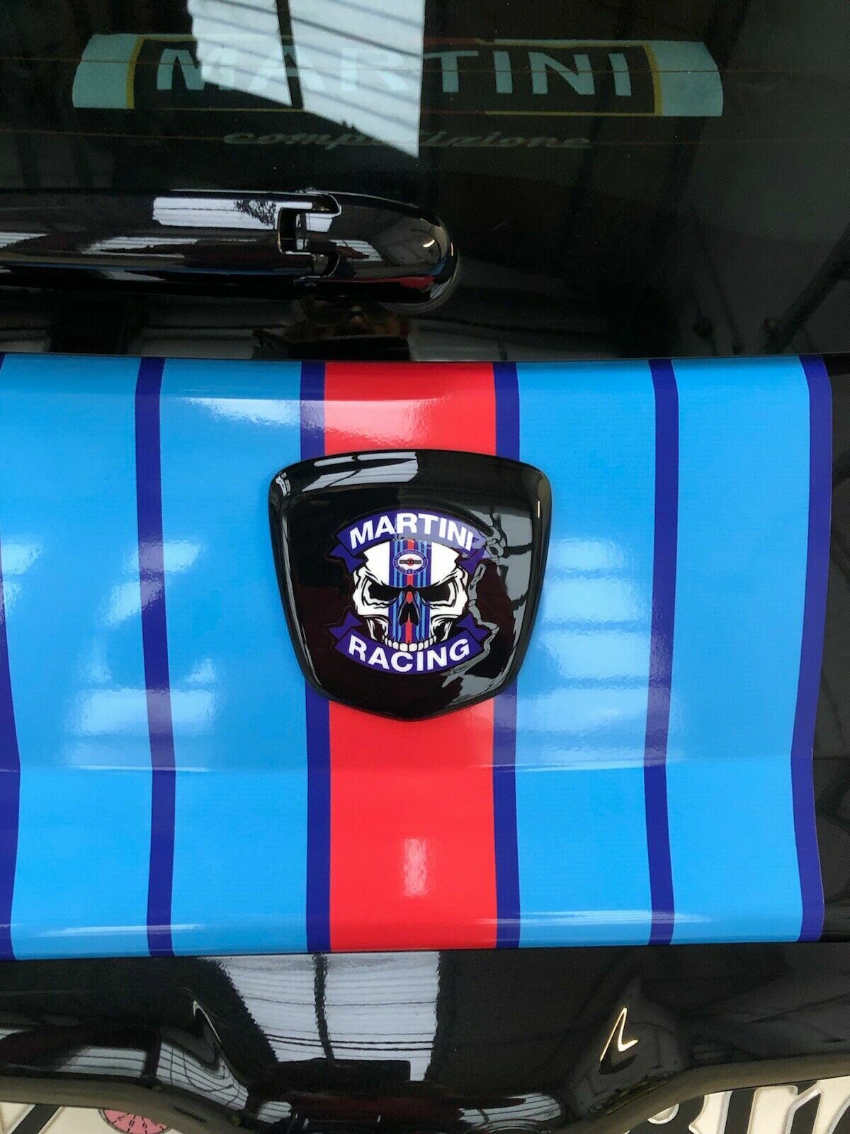 Fiat 500 Abarth Sticker Autocollants – Racing Le Mans Martini – Color or B & W