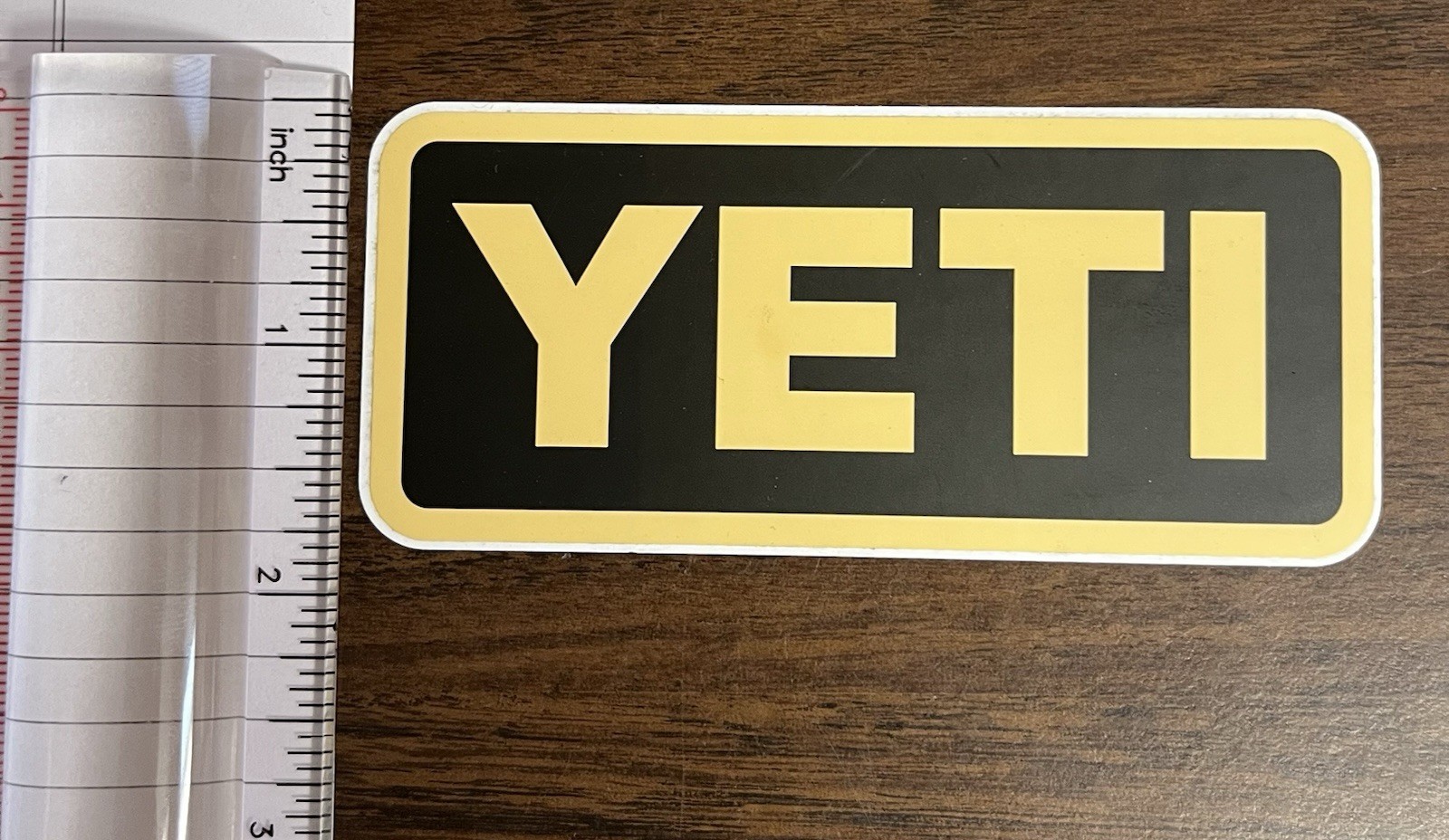 Yeti Decal Stickers Lot Of 5. 4"x1.75"
