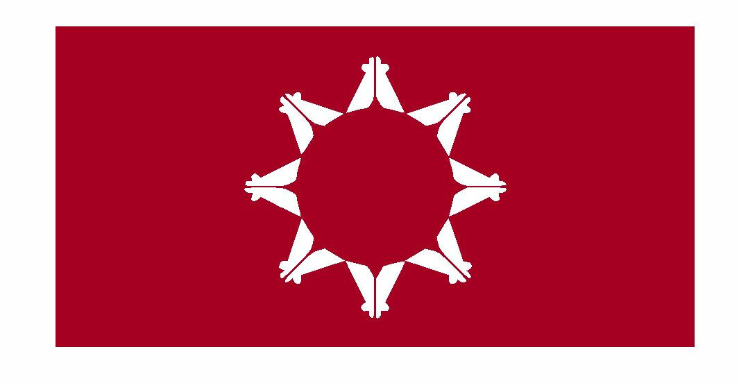 Oglala Sioux Tribe of the Pine Ridge Reservation Flag Sticker Decal F647