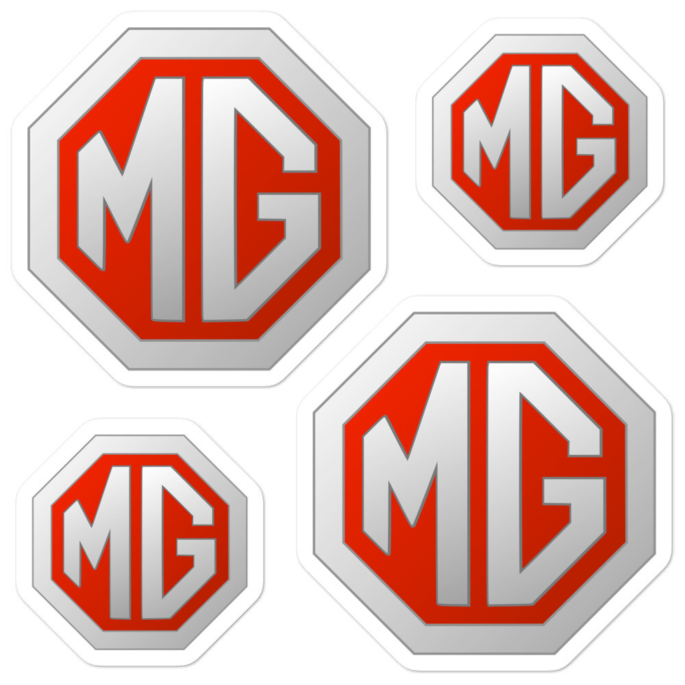MG Stickers (4) Emblem Badge Logo