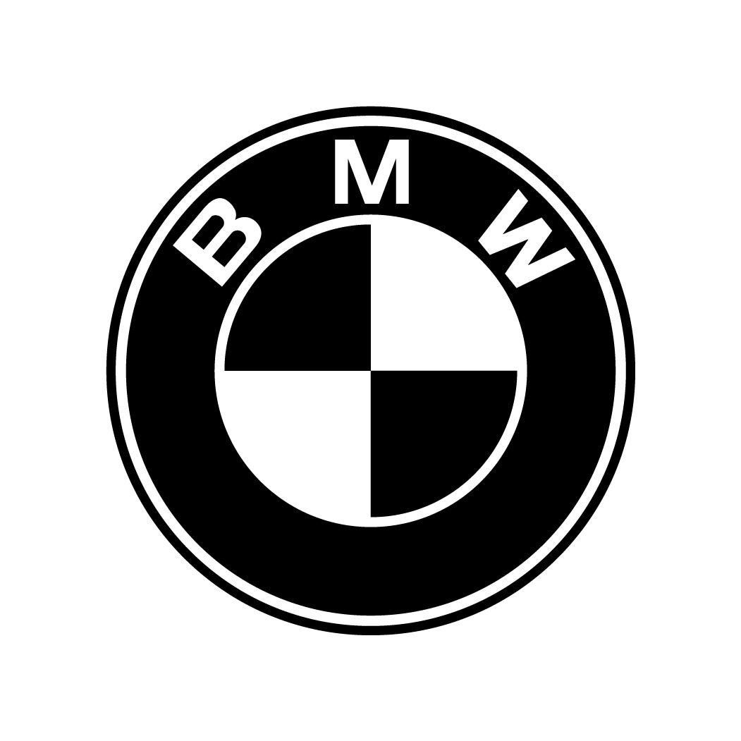 BMW Logo Multicolor die cut decal Made in USA 6+yr outdoor
