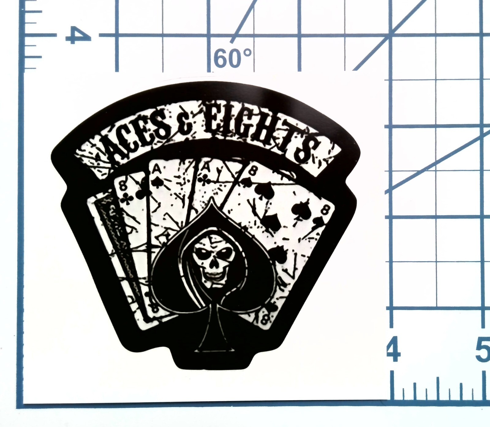 Aces and Eights Vinyl Sticker Cards Poker Dead Mans Hand Kiss Cut Ready to Ship