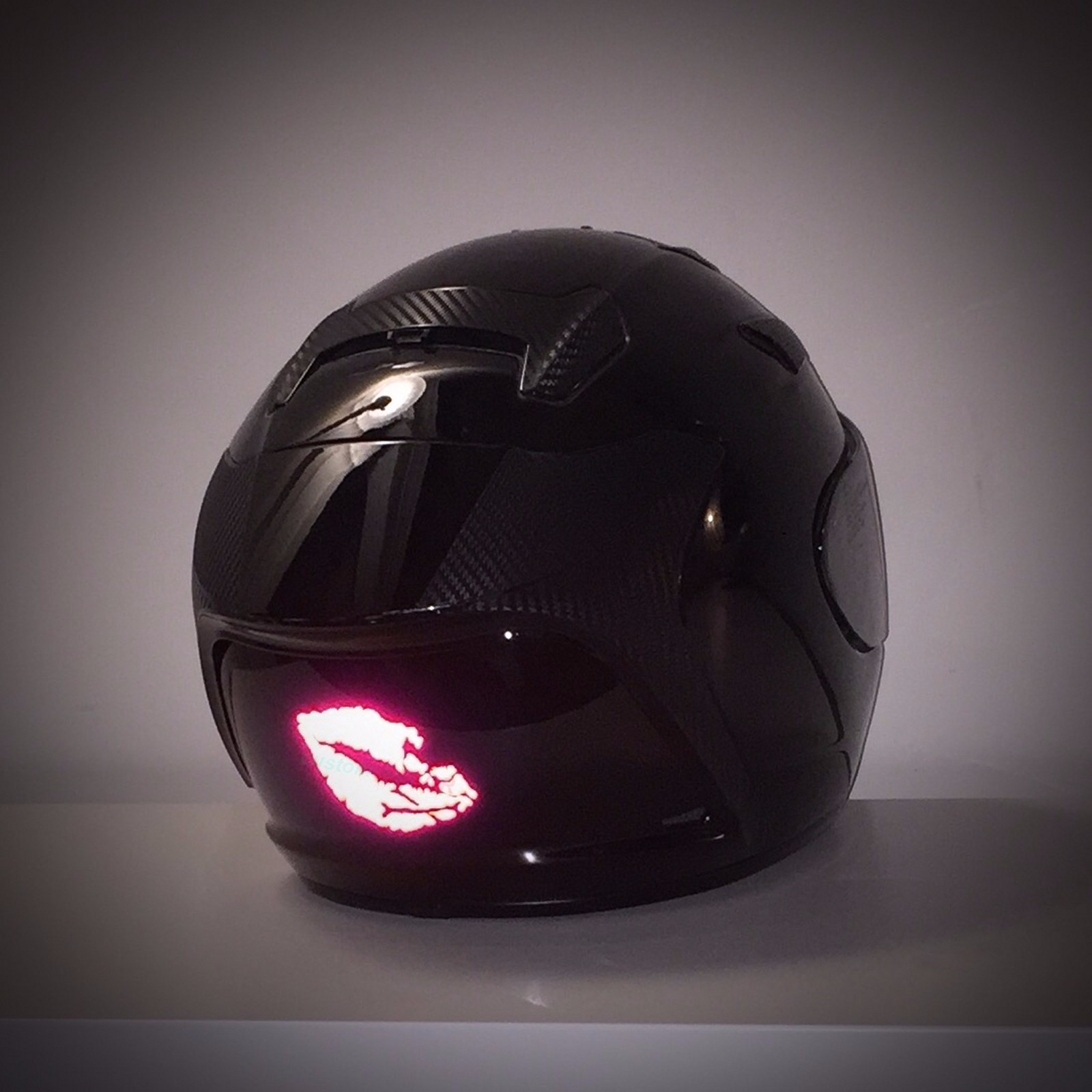 High Intensity REFLECTIVE Kiss Of Death Decals Stickers Motorcycles Cars Helmet