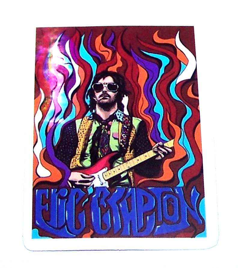 Eric Clapton – Logo Die Cut Sticker Decal Music Band Classic Rock ERIC CLAPTON