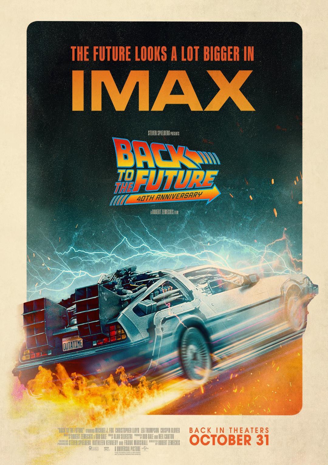 Back To The Future 40Th Anniversary Poster Vintage Movie Collector Print 🎬🍿