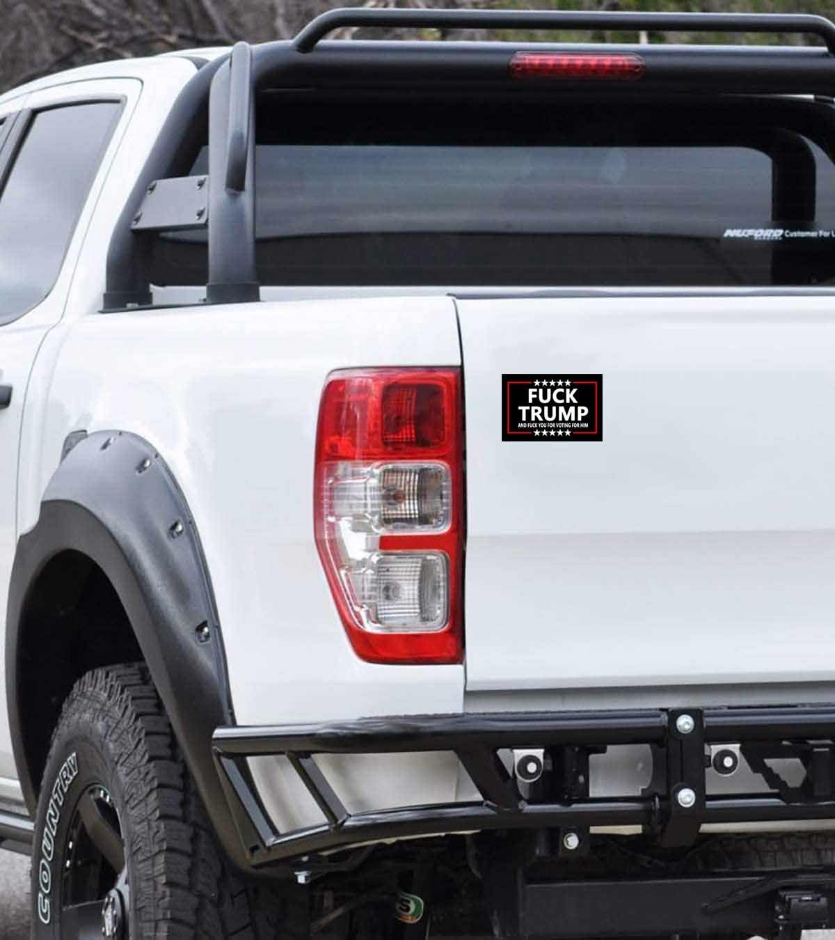 Anti Trump Stickers F3ck Trump and F3ck You for Voting for Him Decal Window 10Pc