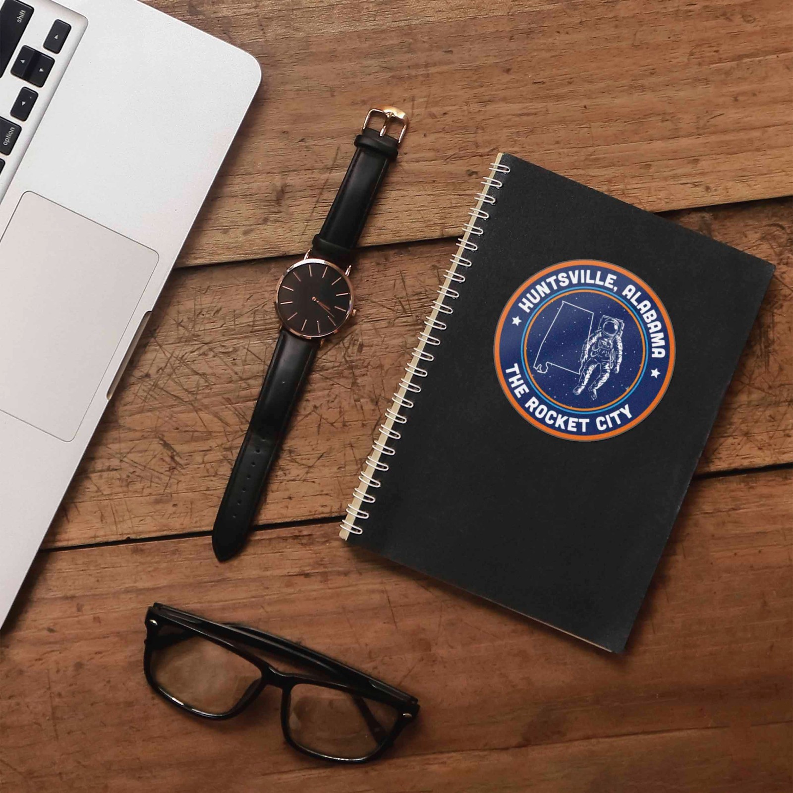 Rocket City Huntsville Alabama Sticker – Cool Southern Decal for Laptop