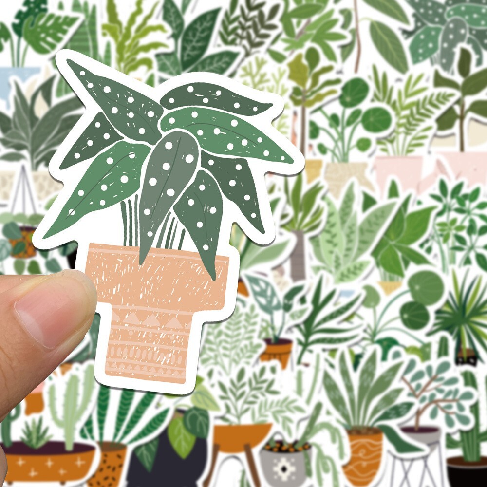 200pcs Leaf Stickers Pack, Plants leaf flower Stickers, #029047223