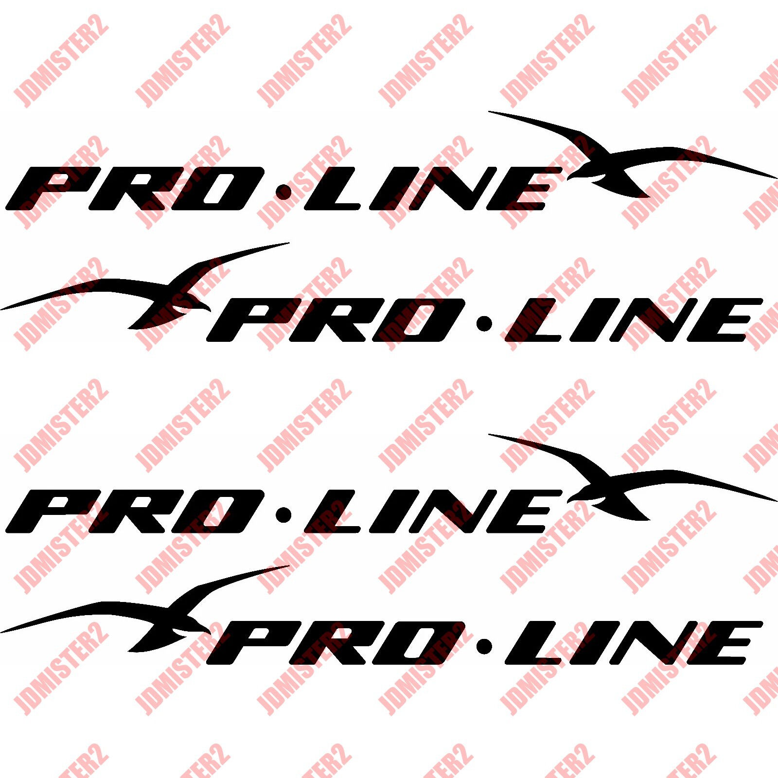 PRO LINE PROLINE BOATS LOGO STICKER DECAL – any size any color