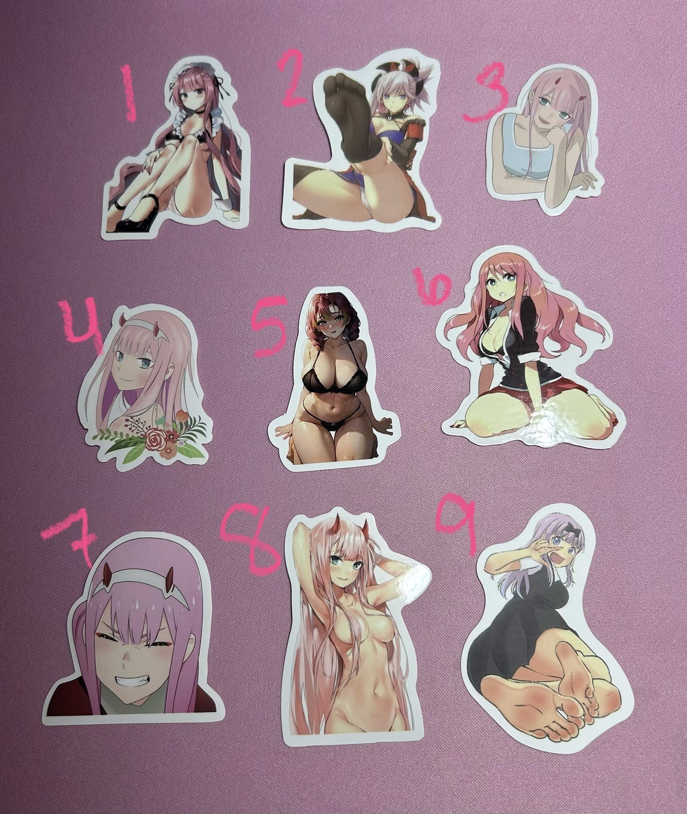 waifu lewd sexy girl stickers – 18