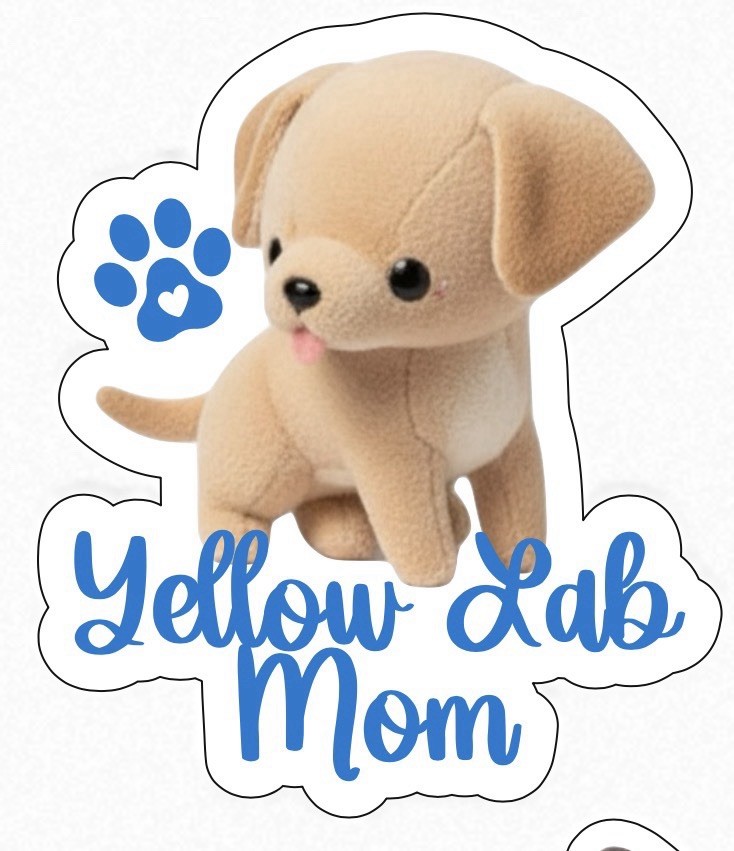 Dog Mom Puppy Breeds Iron On Transfer Decals For Tshirts, Sweatshirts, Totetbags