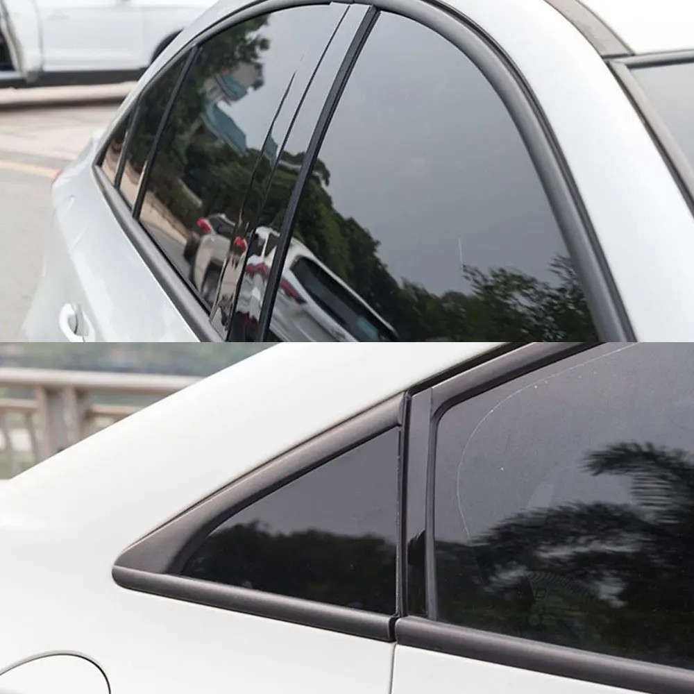 Aftermarket Gloss Black Pillar Post Trim Cover – Dodge Ram 1500 2500 3500 (2009–