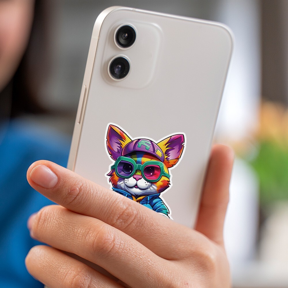 50 Pcs Stickers Rainbow Animal Laptop Phone Luggage Skateboard Car Fridge Vinyl