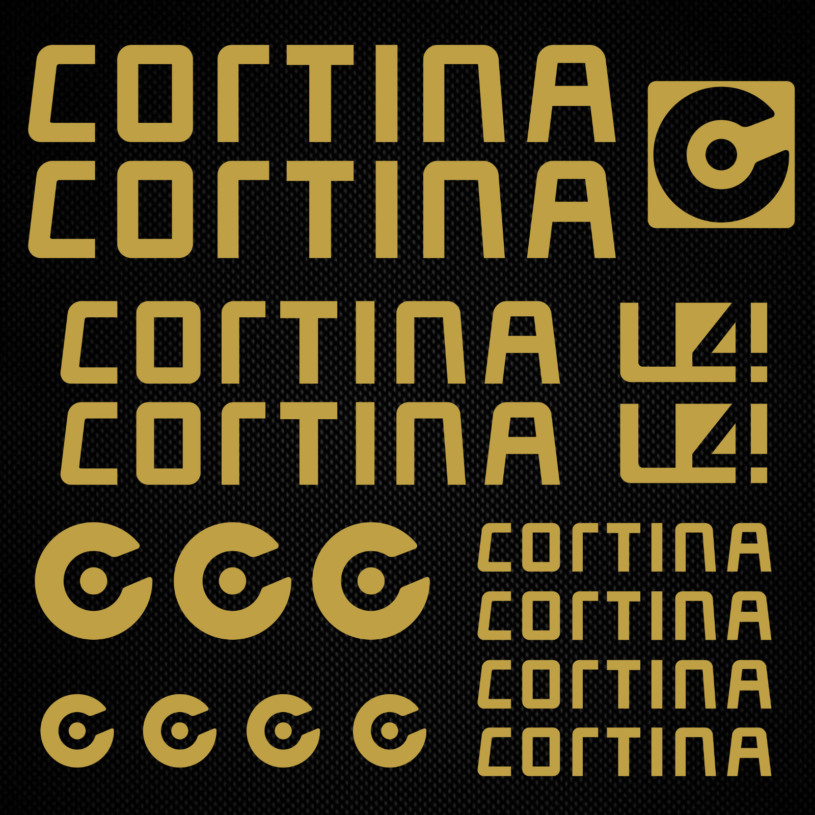 Cortina bike decals frame stickers city bicycle accessories fork vinyl ORACAL