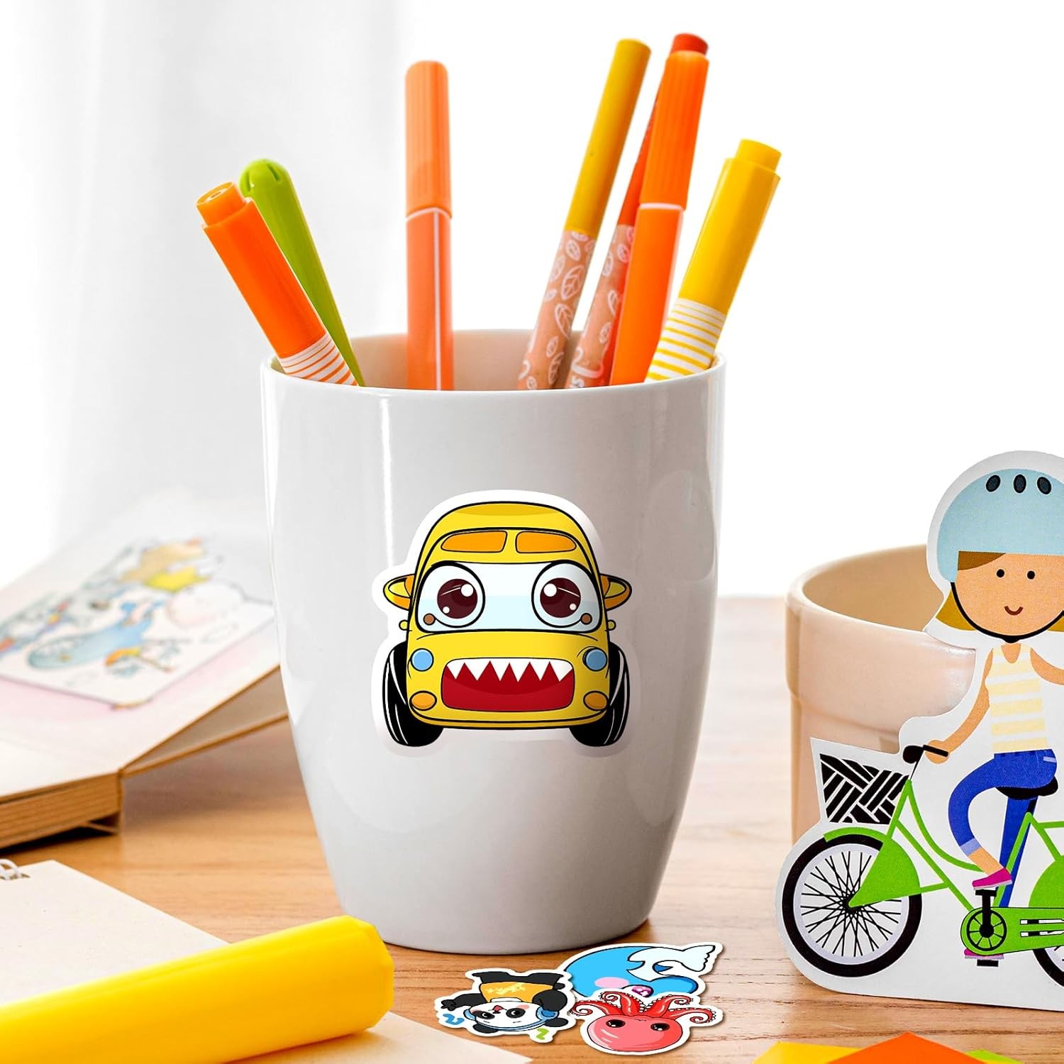 300 pcs Animal Sticker for Water Bottles, Cute Waterproof Vinyl Stickers Pack De
