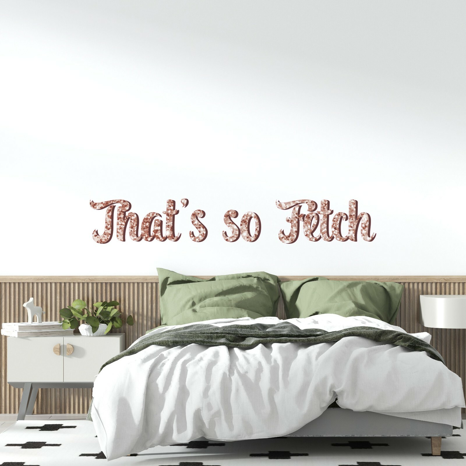 Vinyl Home Art Mean Girls Slang Phrase Quote That's So Fetch Wall Decal Sticker