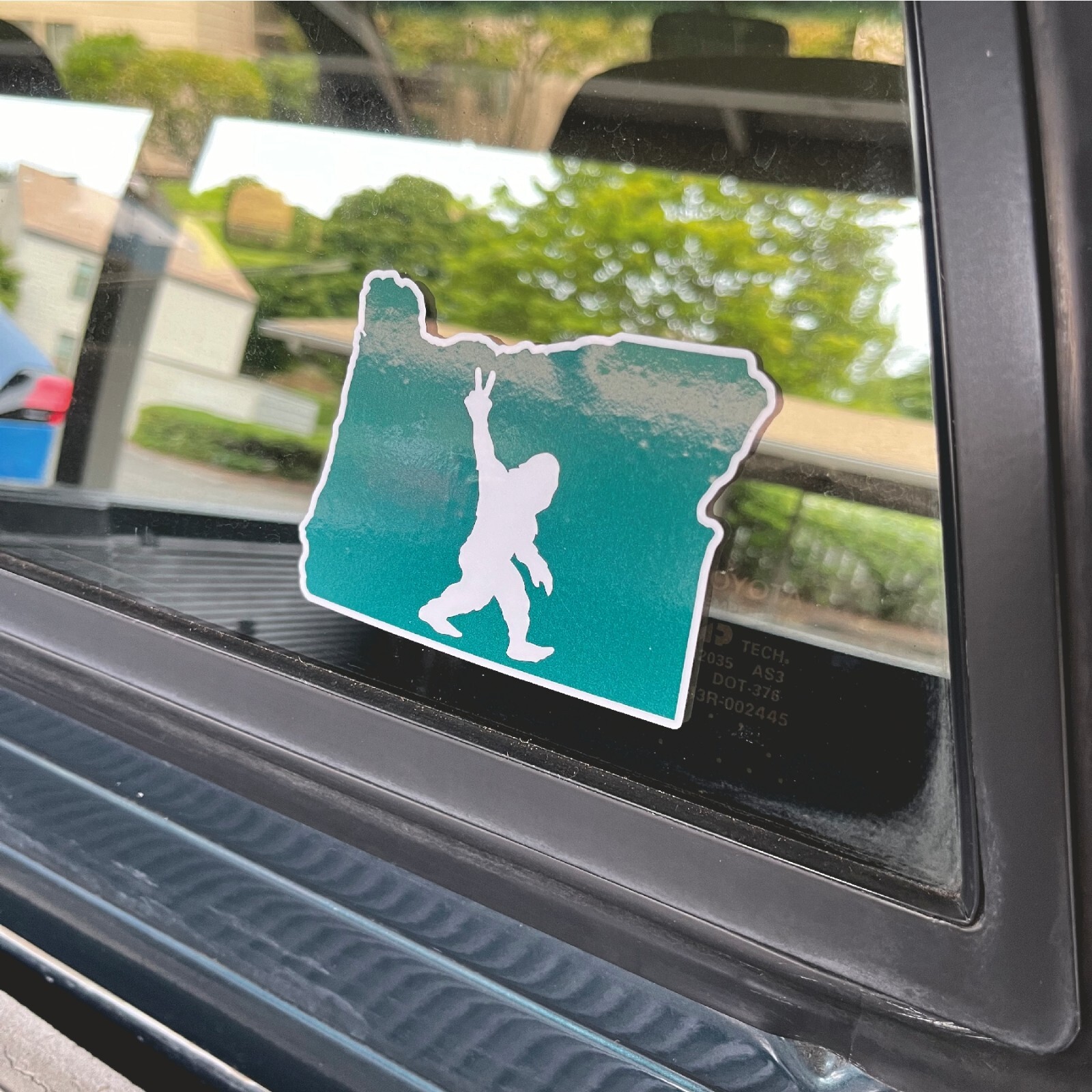 Sasquatch aka Bigfoot or Yeti 7-PACK – High Quality Laminated Stickers Oregon