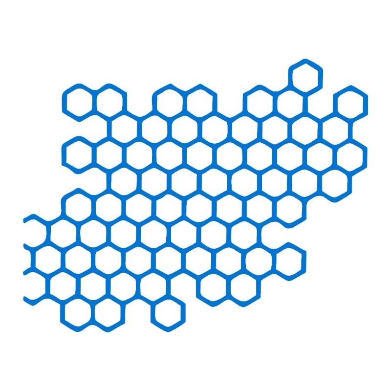 Honeycomb Style Sticker For Universal Car Body Decors Car Side Stickers PVC