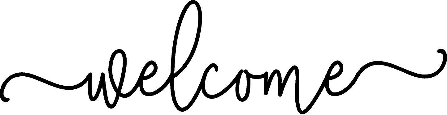 18' x 4" Welcome Door Vinyl Decal Front Door Decal Sticker Decor. Many colors