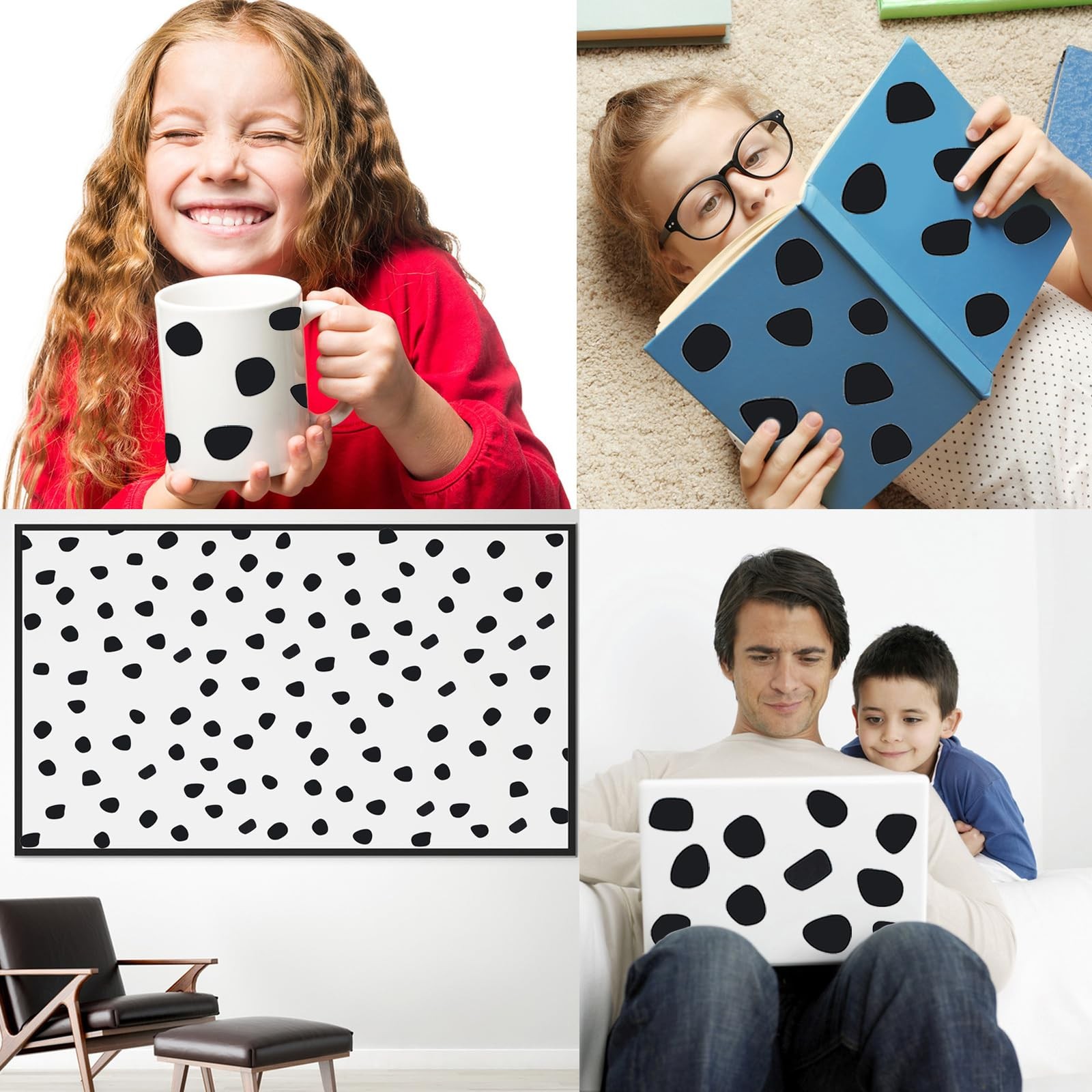 Wall Stickers Polka Dot Removable Vinyl Decals Nursery Kids Room Decor