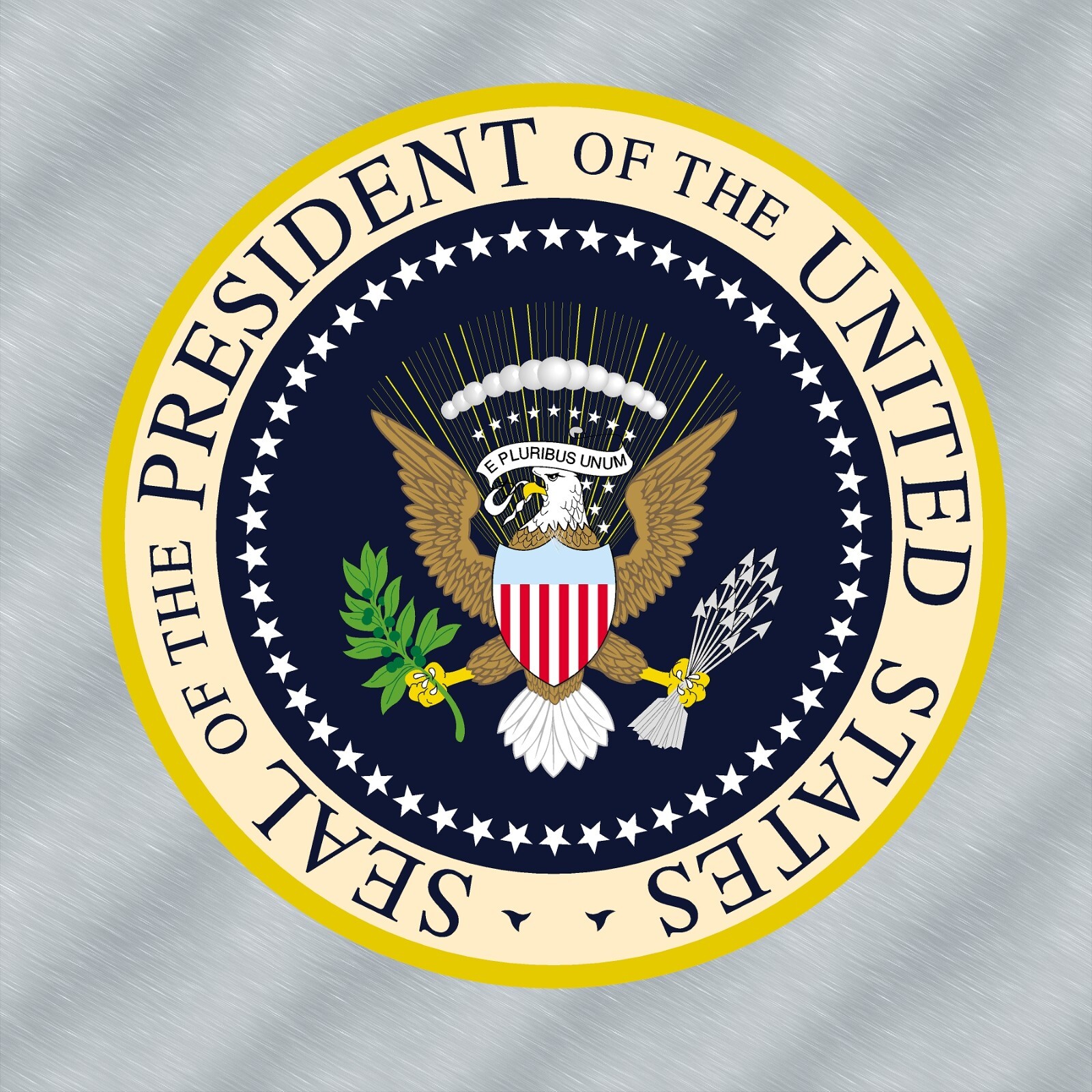 Presidential Seal Laminated Sticker Choose from 2", 3", 4", 5" or 6" Sizes
