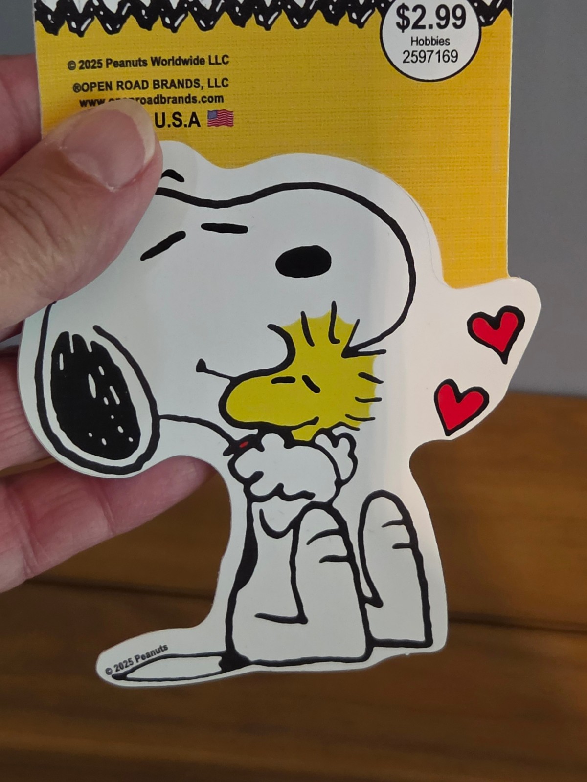 Snoopy sticker Peanuts, CUTE, Woodstock, decal, NEW