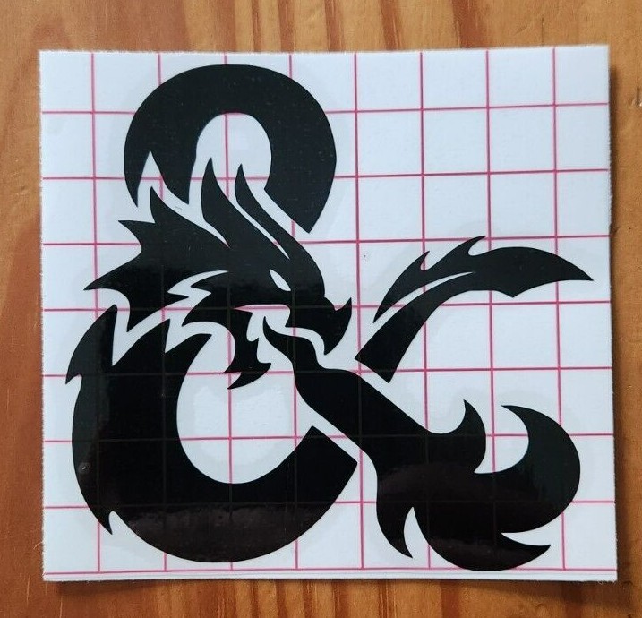 Dungeons and Dragons Vinyl Decal