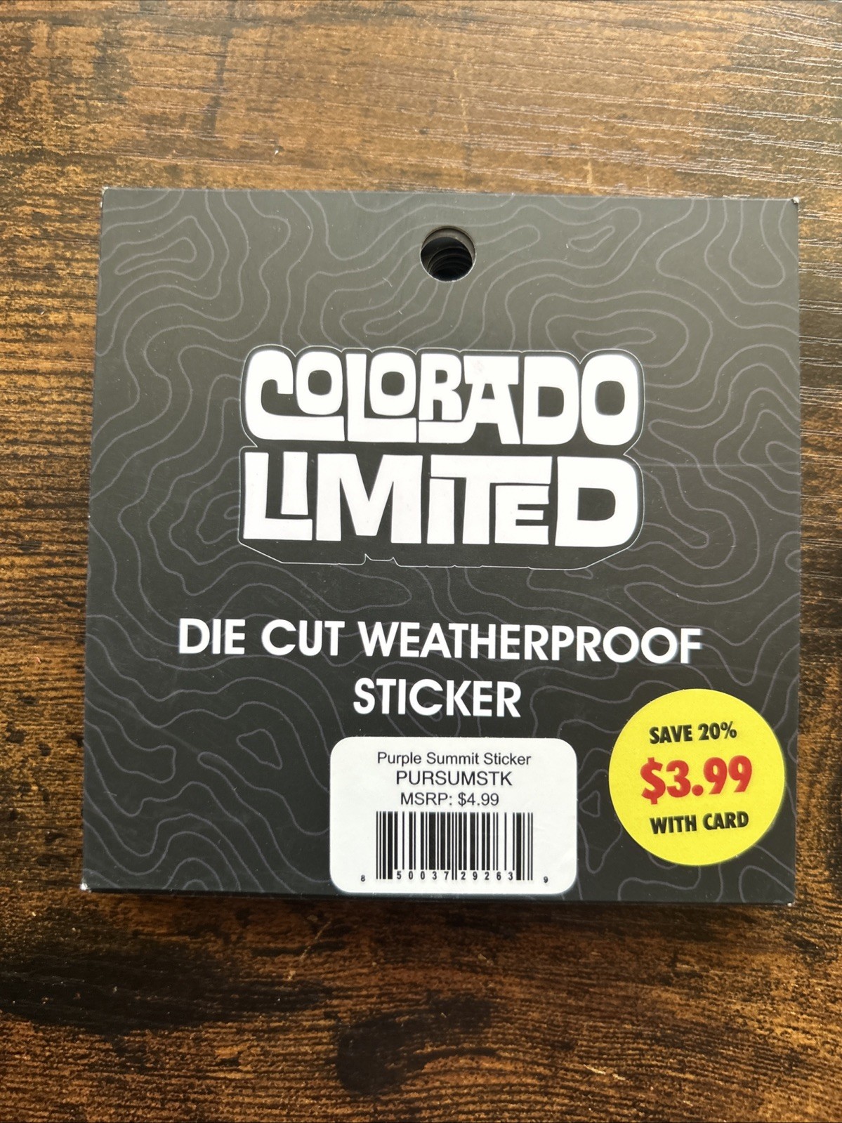 Colorado Vinyl Decal Mountains Die Cut Weatherproof Sticker ~ 4” X 1.25 ~ 11 Ct