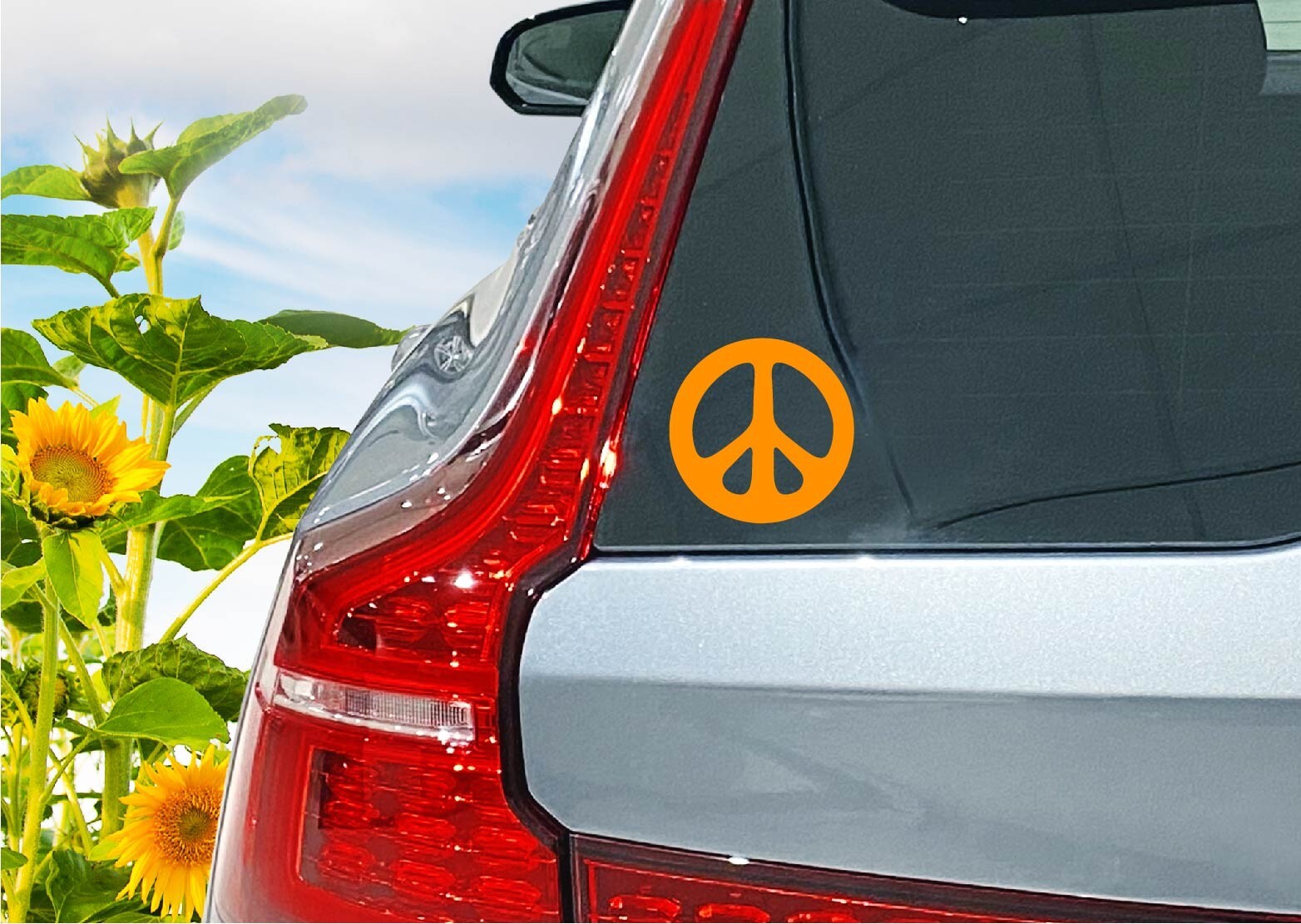 Peace Sign Vinyl Decal Sticker Hippie Symbol Love 70s Retro Life Groovy World