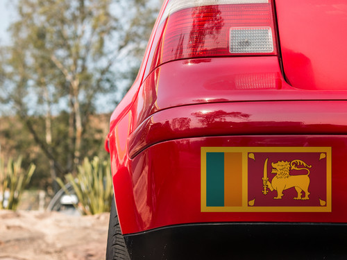 Sri Lanka Flag Sticker Decal