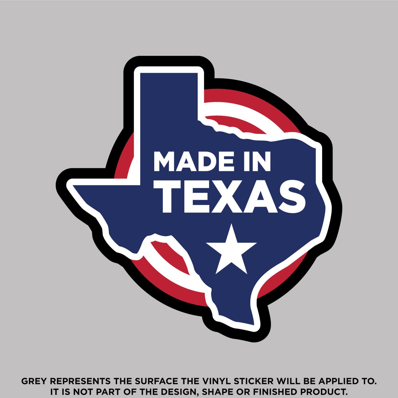 Made In Texas Red, White and Blue