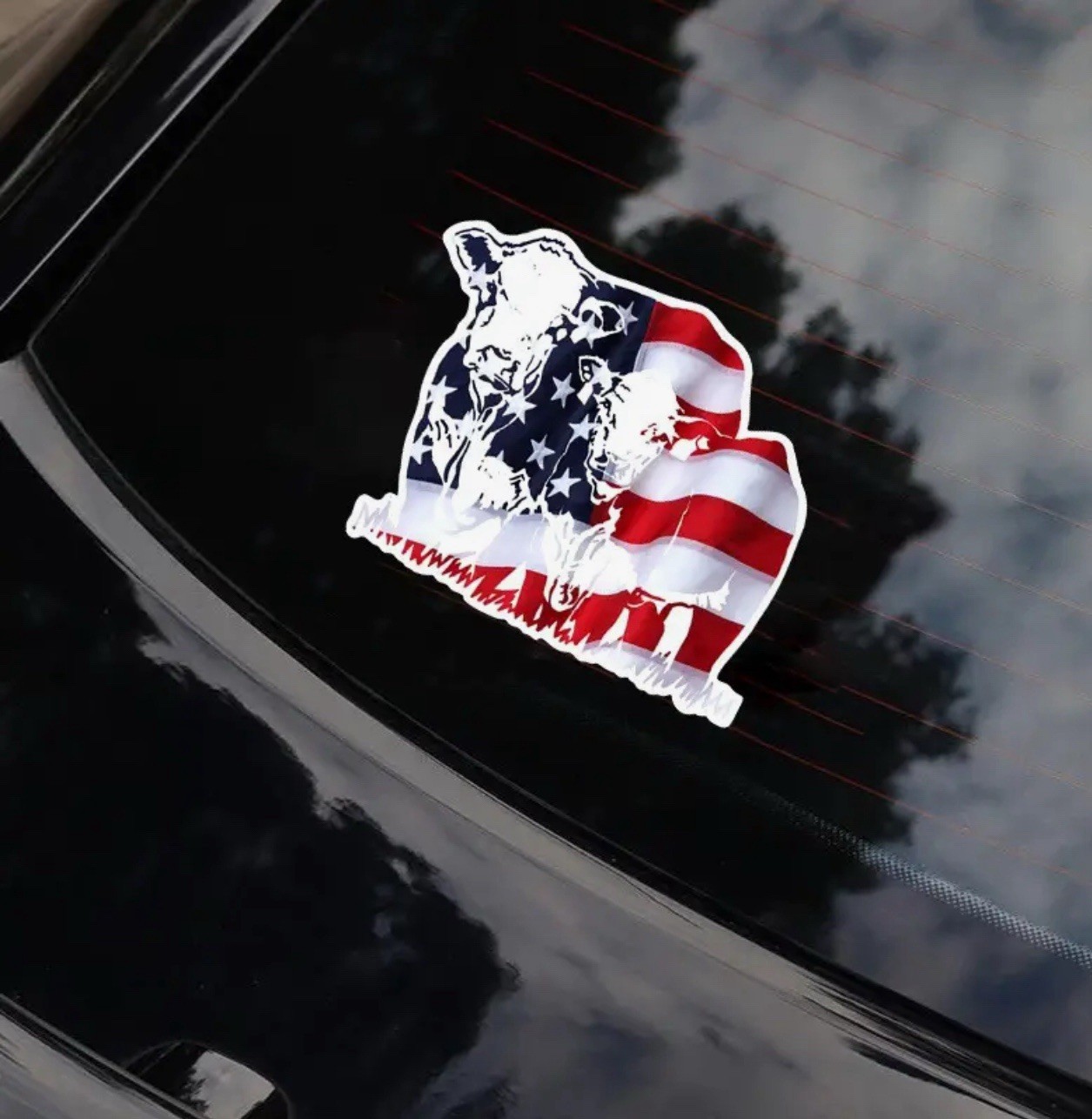 BEEF FARMER RANCH US FLAG 6” Inch Cow Bull Calf Cattle Steer Vinyl Decal Sticker