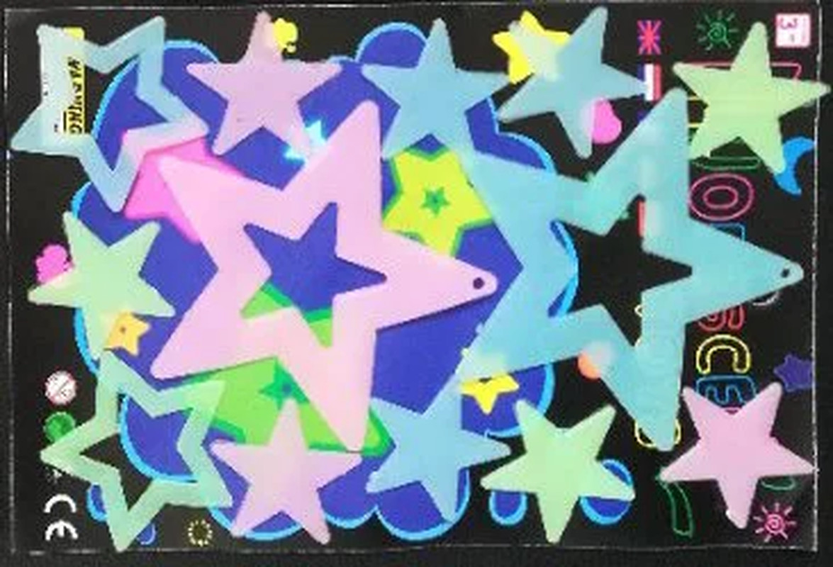 Luminous Cartoon Butterfly Stars Wall Stickers for Kids Room Bedroom Decor Glow