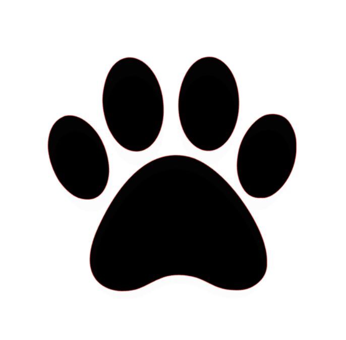 Paw Print Dog Sticker PICK SIZE COLOR Vinyl Decal Animal Cat Car Truck Bumper