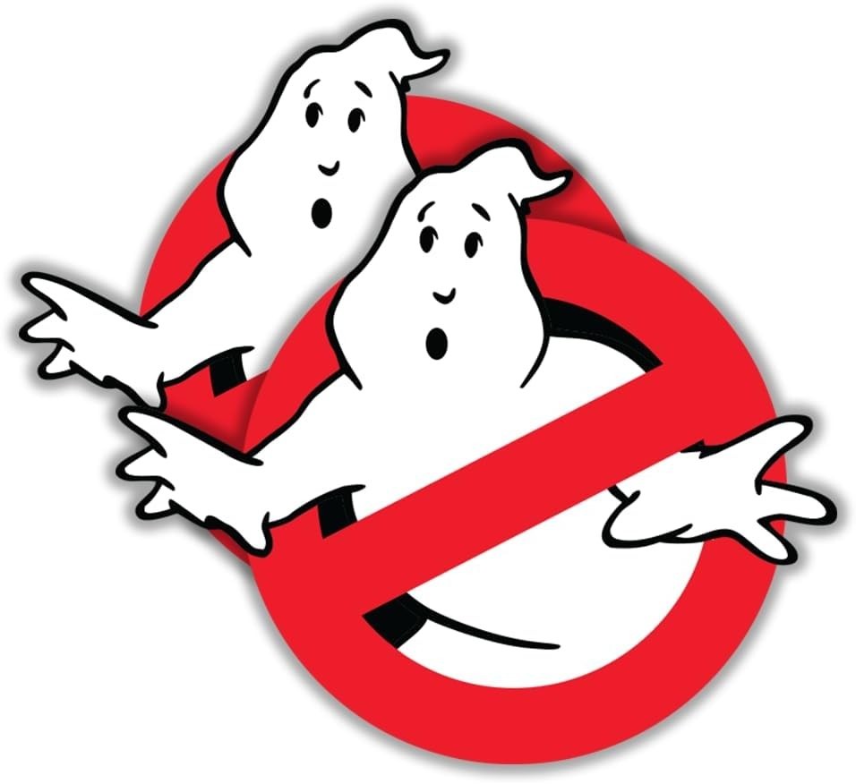 Ghostbusters Movie Cartoon Vinyl Sticker MacBook Water Bottle Car Decal 4"x3.4"
