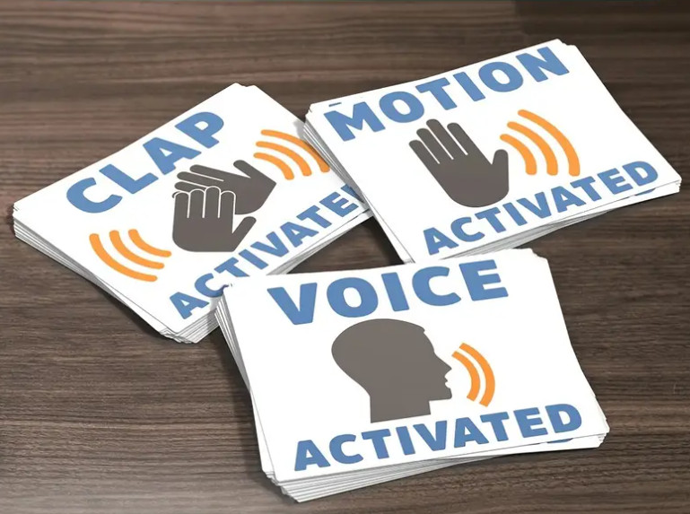 30pc Clap Voice Motion Activated Stickers Prank Funny Practical Joke Workplace