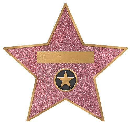 Pack of 8 Hollywood Glam Star Decal Clings for Party Decor and Events