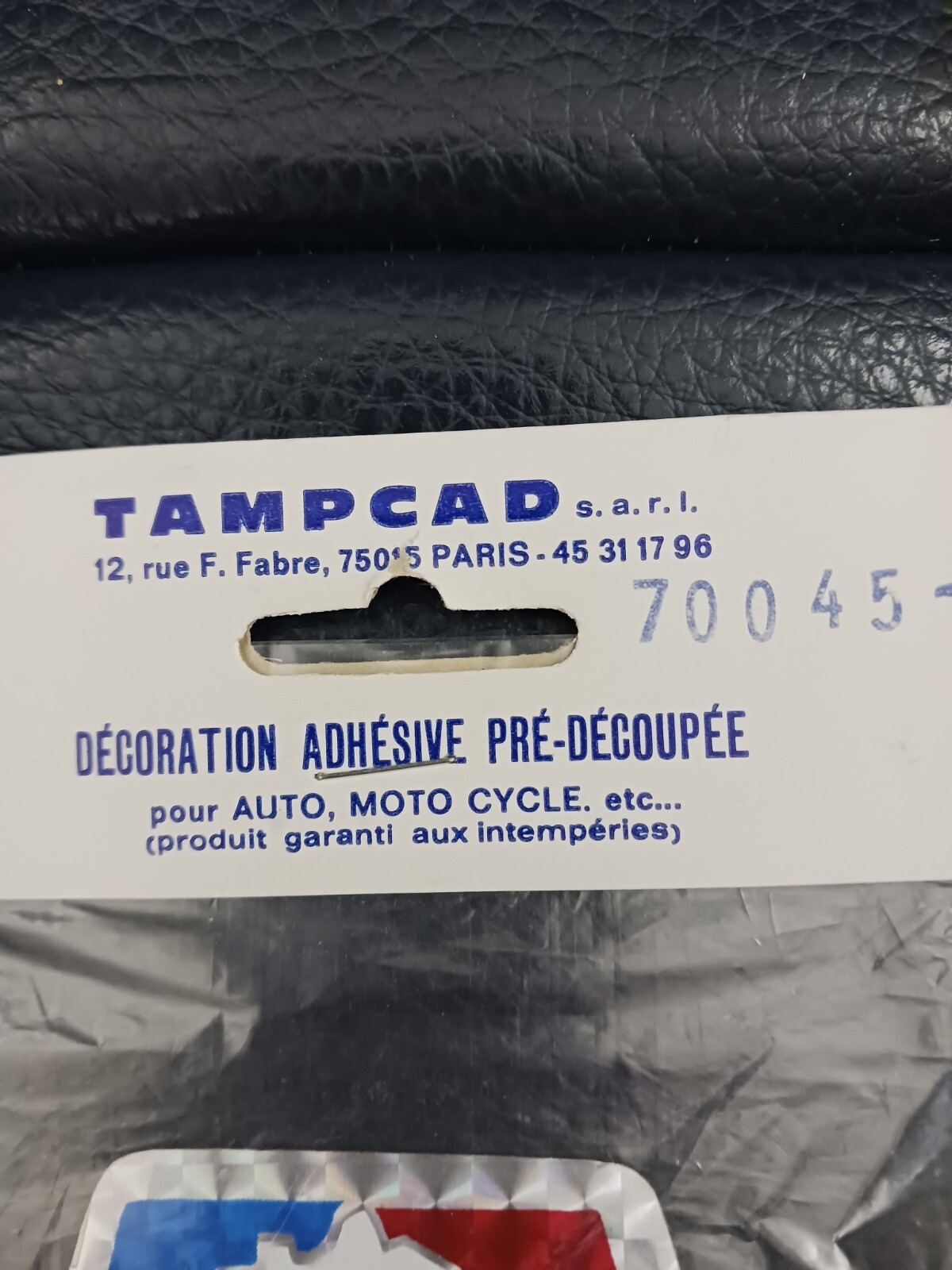 "F" FRANCE Adhesive Decal, For Vehicles, Luggage, Etc.